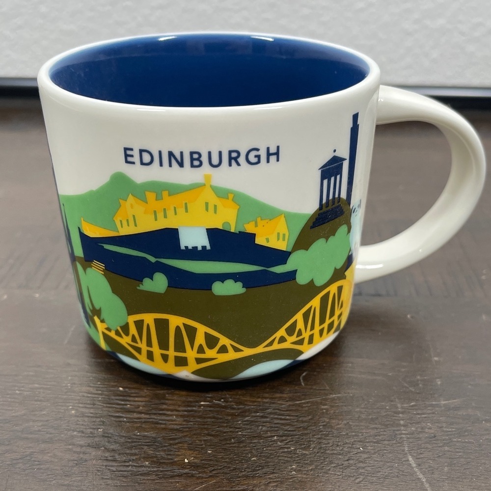 Starbucks You Are Here Edinburgh Mug 14oz Scotland City Collector Series New
